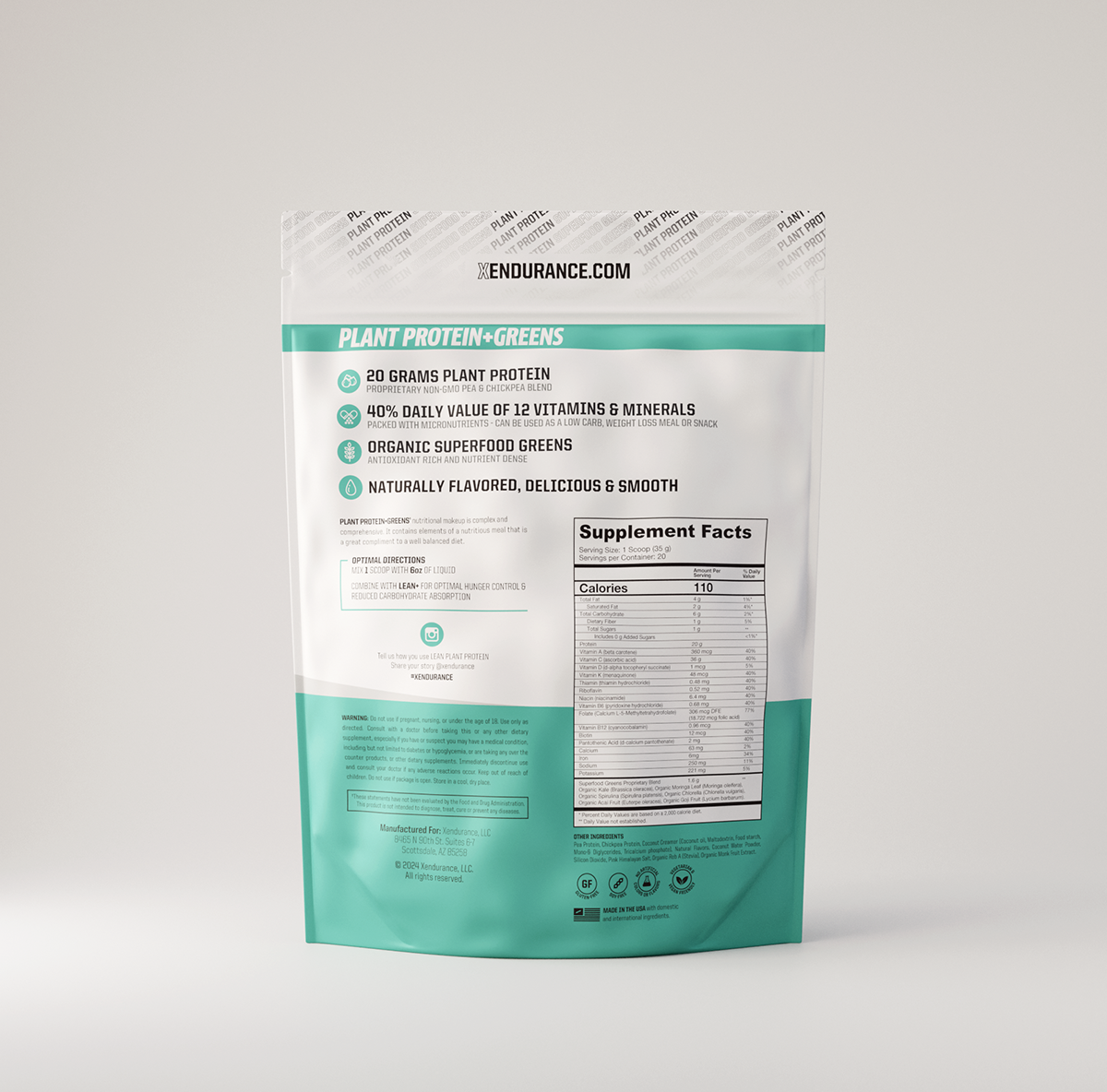 Plant Protein+Greens - xendurance